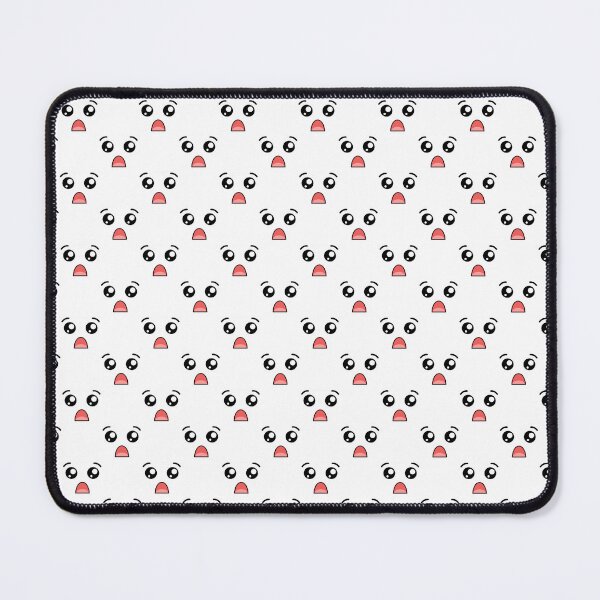 Item preview, Adorable kawaii surprised face pattern designed and sold by BlushyPrint.