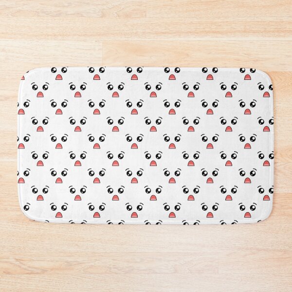 Item preview, Adorable kawaii surprised face pattern designed and sold by BlushyPrint.