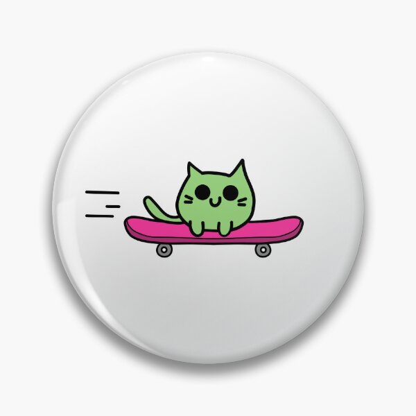 Artikelvorschau, Skateboard Katze entworfen und verkauft von chantelbrayl33n.
