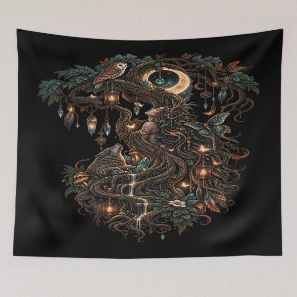 Item preview, Moonlit Forest Witch designed and sold by LosthopeCreations.