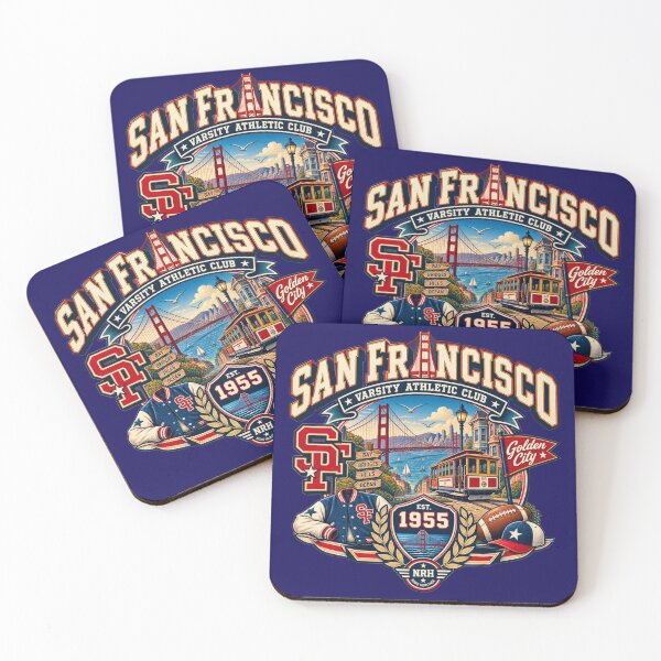 Item preview, San Francisco California Varsity 1955 Design designed and sold by Normandy Road Heritage™ - Vintage Garage Art.