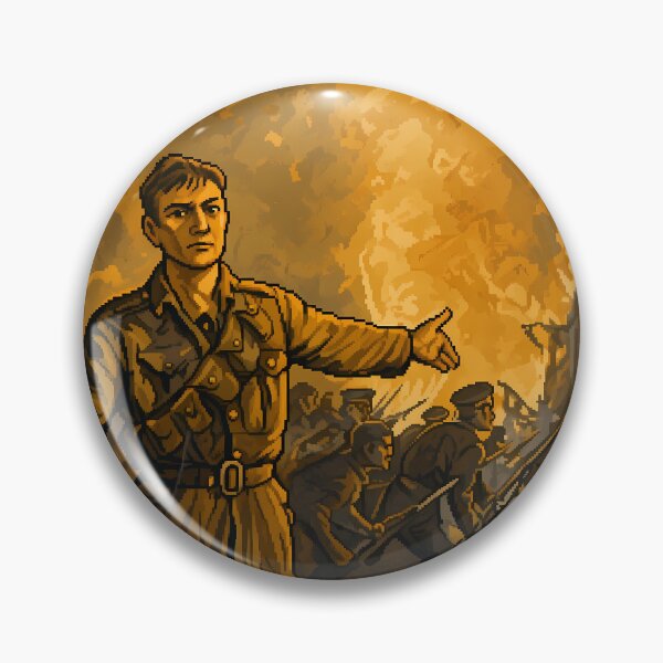 Item preview, Pixel Art Get Into Khaki Recruitment Poster designed and sold by aigcx.