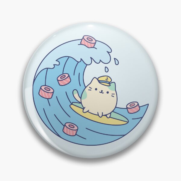 Item preview, My Favorite Sea Is The Puss-Sea Kawaii Cat designed and sold by AnnSign.