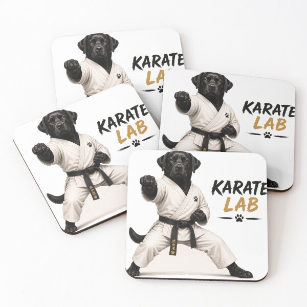 Item preview, Karate Lab – Labrador Black Belt with Style designed and sold by Goodthingstree.