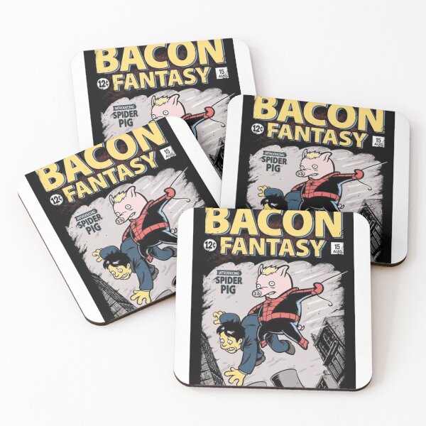 Item preview, Bacon Fantasy – Spider Pig Comic Parody designed and sold by WATEKE.