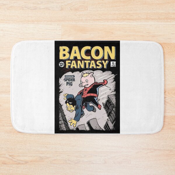 Item preview, Bacon Fantasy – Spider Pig Comic Parody designed and sold by WATEKE.