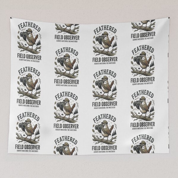 Item preview, Funny Birdwatcher Binoculars Vintage Birding T-Shirt designed and sold by happyshirt27.