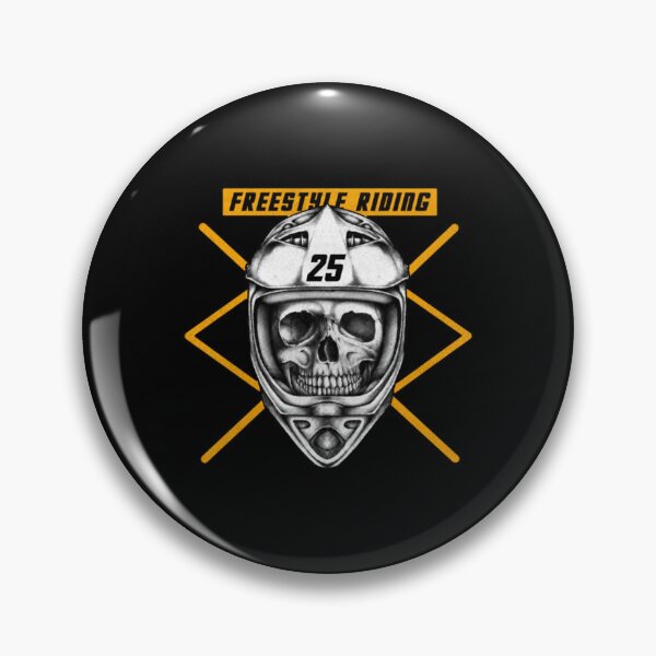 Item preview, Freestyle Motocross Skull Helmet, Dirt Bike FMX  designed and sold by NylaFrederic.
