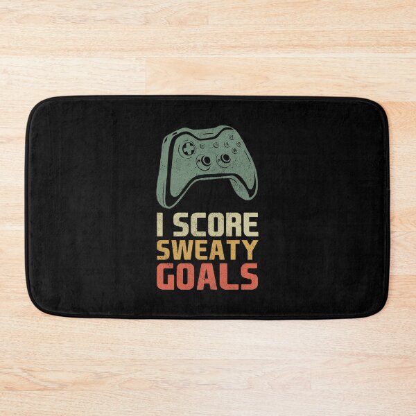 Item preview, I Score Sweaty Goals Typical Gamer White Vintage FC v2 designed and sold by Saad Akchich.
