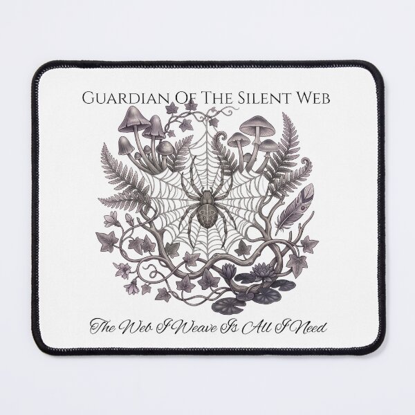 Item preview, Dark Cottagecore Spider Illustration - Guardian of the Silent Web Misunderstood Animal designed and sold by Nalvie Studio.