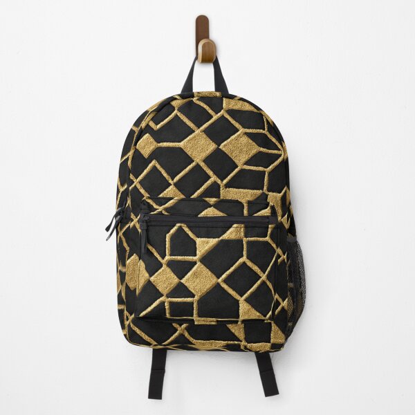 Aperçu de l'œuvre Luxury Black & Gold Zellige créée et vendue par baabashop001.