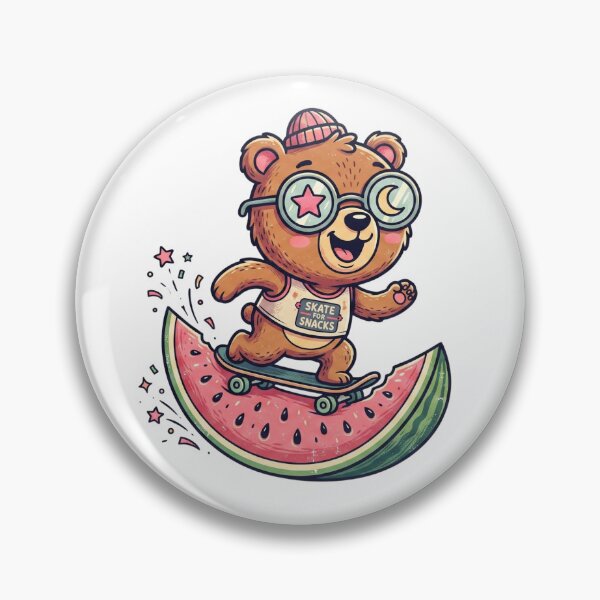Item preview, The Watermelon Glide Bear designed and sold by nnnememtw.