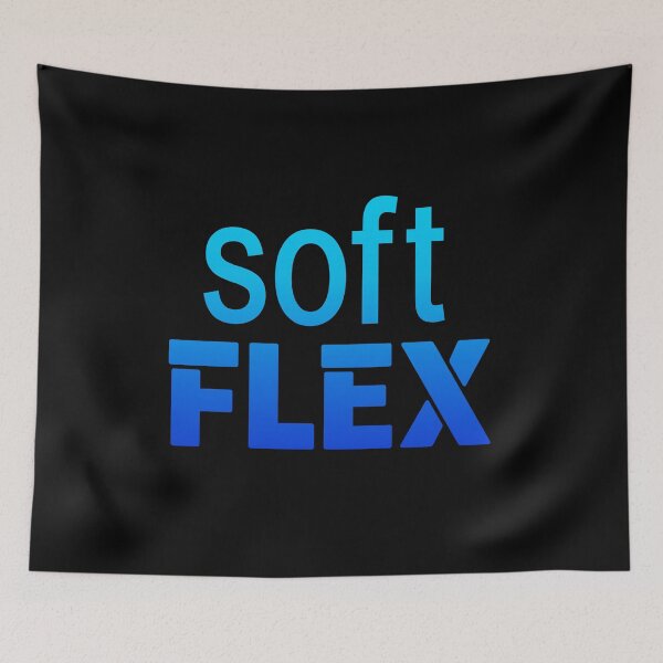 Item preview, Soft Flex, Blue designed and sold by Memes N Lore .