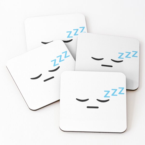Item preview, Adorable kawaii sleeping face designed and sold by BlushyPrint.
