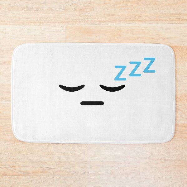 Item preview, Adorable kawaii sleeping face designed and sold by BlushyPrint.
