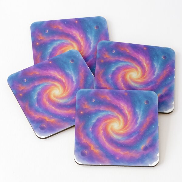 Item preview, Cosmic Watercolor Galaxy – Dreamy Purple Blue Nebula designed and sold by VariusDesigns.