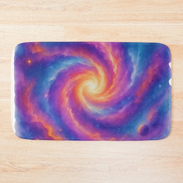 Item preview, Cosmic Watercolor Galaxy – Dreamy Purple Blue Nebula designed and sold by VariusDesigns.