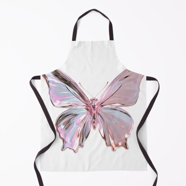 Item preview, Y2K Liquid Metal Butterfly - Holographic 3D Chrome Art designed and sold by Artdavesalzburg.