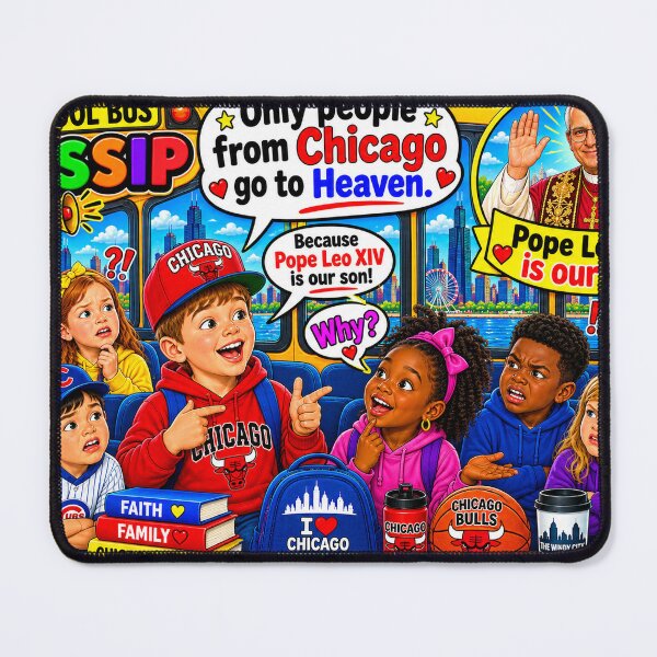 Item preview, Chicago Pride School Bus Gossip designed and sold by New Wave Artworks & Odds &Ends.