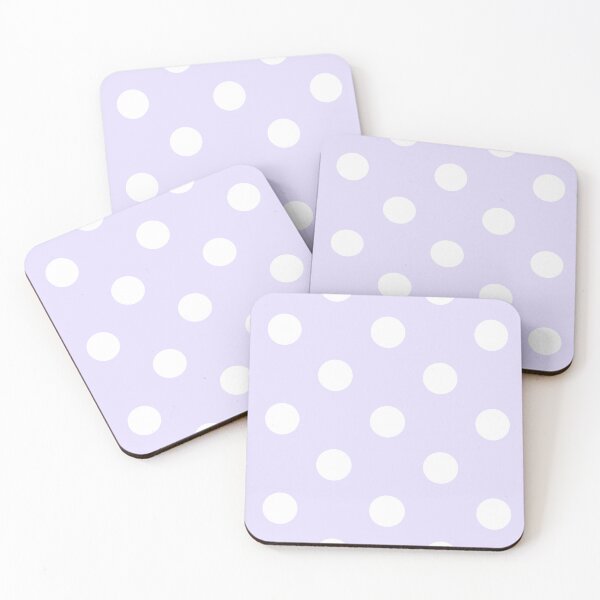 Item preview, Large lavender and white polka dots designed and sold by Nolan6.