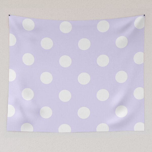 Item preview, Large lavender and white polka dots designed and sold by Nolan6.