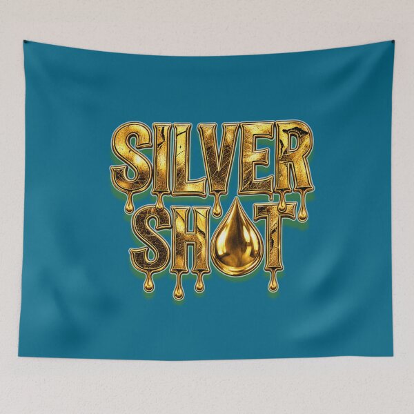 Item preview, Gold Drip Liquid Typography designed and sold by crazymetalhead.