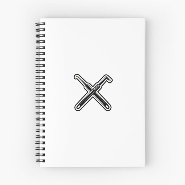 Item preview, Crossed Tension Wrench and Pick Emblem - Locksport Icon designed and sold by Node & Switch.
