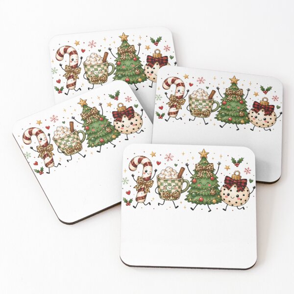 Item preview, Cute Doodle Christmas Characters Preppy Holiday designed and sold by DYAFLK.