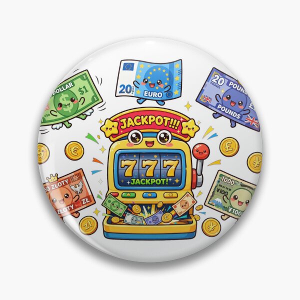 Item preview, Kawaii Jackpot World - Funny Casino Slot Machine With World Currency Money Explosion designed and sold by Surviving Monday Club.