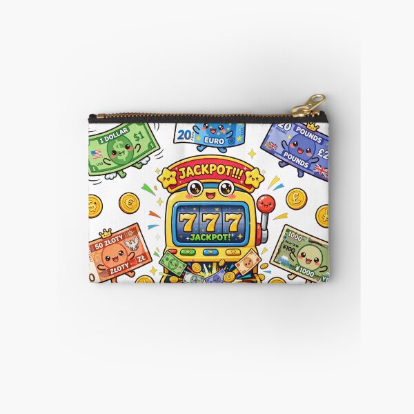 Item preview, Kawaii Jackpot World - Funny Casino Slot Machine With World Currency Money Explosion designed and sold by Surviving Monday Club.