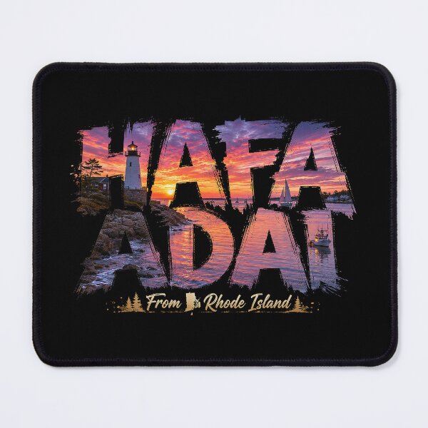 Item preview, Håfa Adai from Rhode Island: Ocean State Lighthouse & Coastal Sunset Spirit designed and sold by BlissBlvdShop.