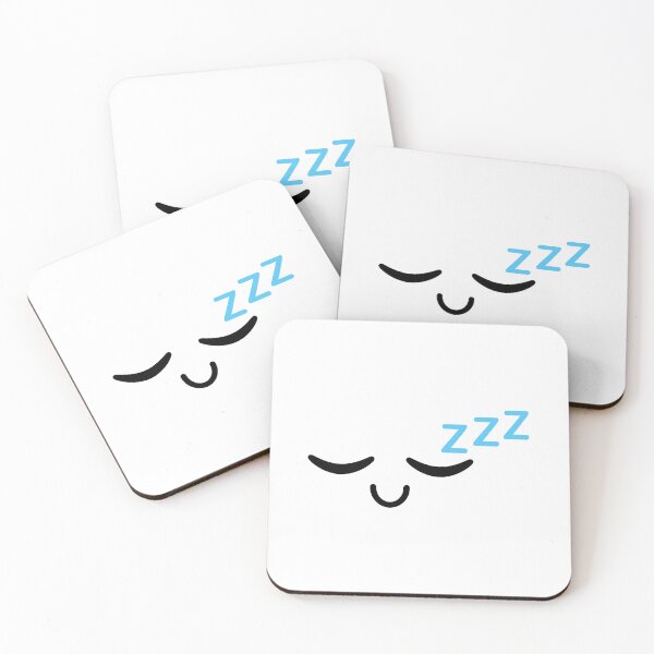 Item preview, Cute kawaii smiling sleeping face designed and sold by BlushyPrint.