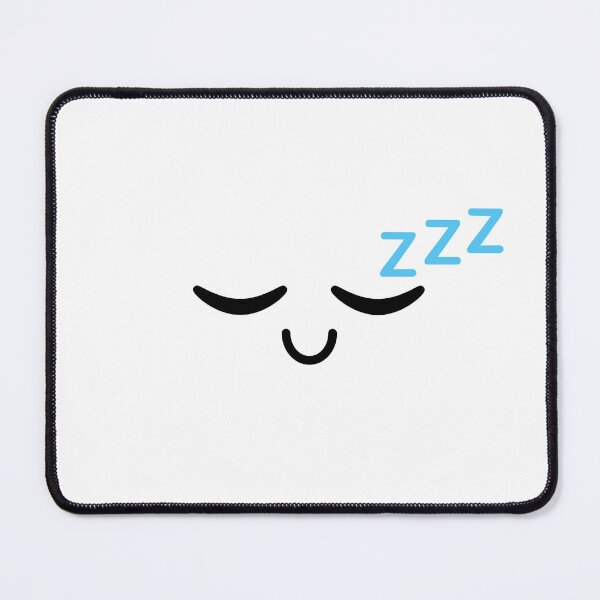Item preview, Cute kawaii smiling sleeping face designed and sold by BlushyPrint.