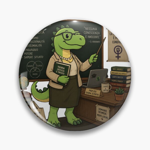 Item preview, TEACHEROSAURUS 2.0 – GLI ANGOLI RETTILI designed and sold by BurgerOddity & Gli Angoli Rettili.