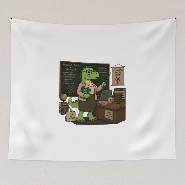 Item preview, TEACHEROSAURUS 2.0 – GLI ANGOLI RETTILI designed and sold by BurgerOddity & Gli Angoli Rettili.