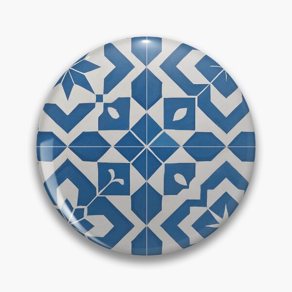 Aperçu de l'œuvre Blue Chefchaouen Moroccan Tile créée et vendue par baabashop001.