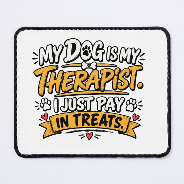 Item preview, My Dog Is My Therapist Funny Dog Shirt designed and sold by FurryPrintLab-FurryPrintLabDesign.