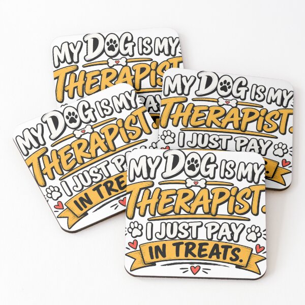 Item preview, My Dog Is My Therapist Funny Dog Shirt designed and sold by dogthingsclub.