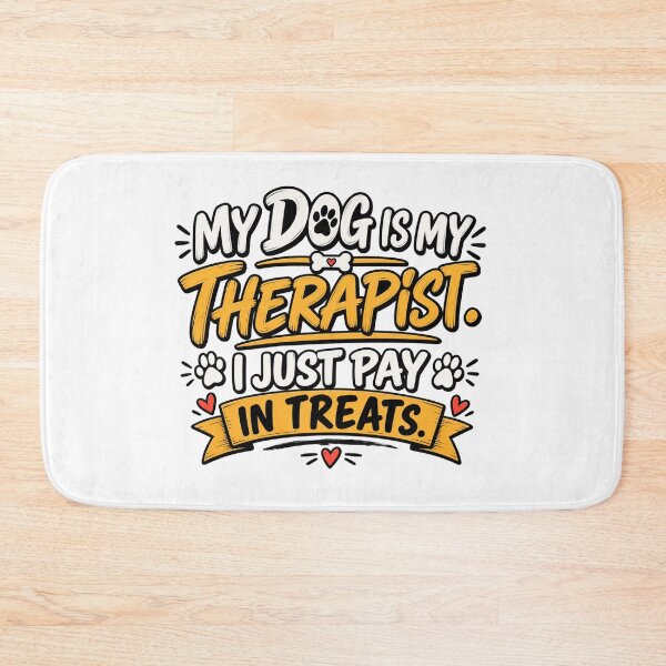 Item preview, My Dog Is My Therapist Funny Dog Shirt designed and sold by dogthingsclub.