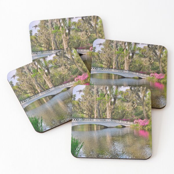 Item preview, Tranquil Magnolia Plantation Garden Bridge designed and sold by LisaWootenPhoto.