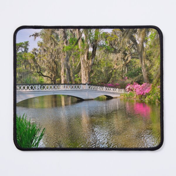 Item preview, Tranquil Magnolia Plantation Garden Bridge designed and sold by LisaWootenPhoto.