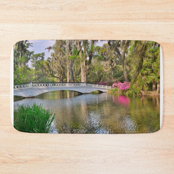 Item preview, Tranquil Magnolia Plantation Garden Bridge designed and sold by LisaWootenPhoto.