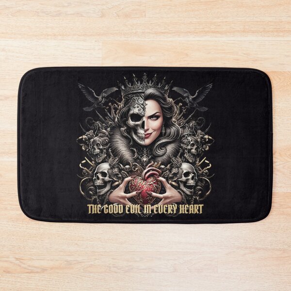 Item preview, Half Skull Queen Raven Heart designed and sold by Voodoo Store Paranormal Collections.