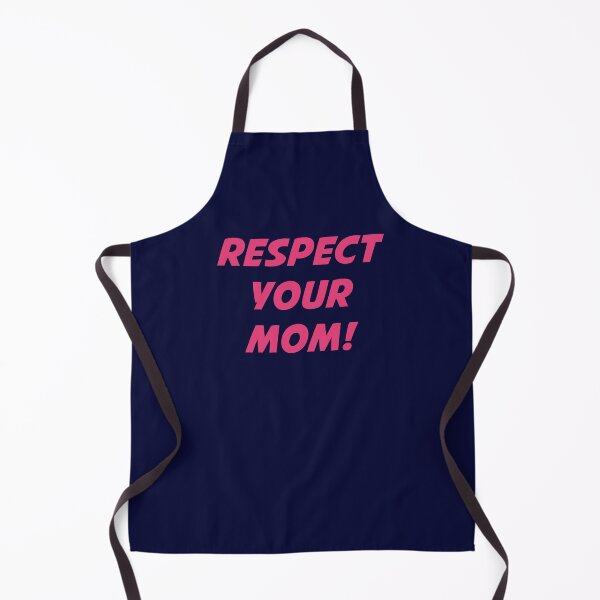 Item preview, RESPECT YOUR MOM! (Pink Text on Navy) designed and sold by STUDIO-72.
