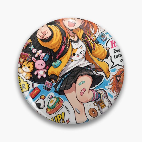 Item preview, Akari Tora Hoshino Anime Girl | Funny Clumsy Cat Girl Manga Character designed and sold by Beaustores.