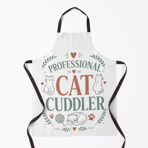 Item preview, Professional Cat Cuddler designed and sold by digital.stickerperso.com.