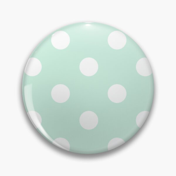 Item preview, Large mint green and white polka dots designed and sold by Nolan6.