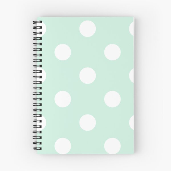 Item preview, Large mint green and white polka dots designed and sold by Nolan6.