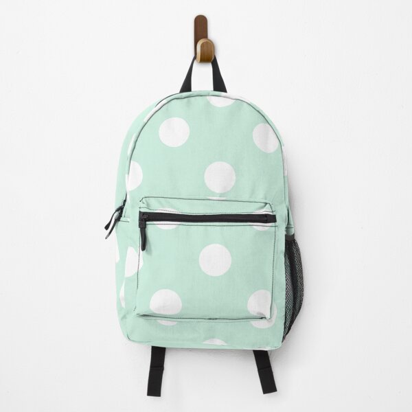Item preview, Large mint green and white polka dots designed and sold by Nolan6.