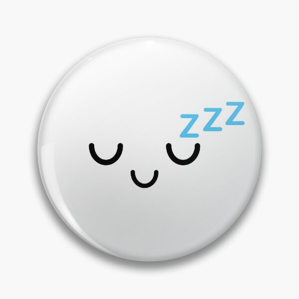 Item preview, Adorable carita kawaii sonriente durmiendo designed and sold by BlushyPrint.